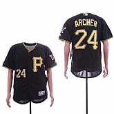 Pirates Chris Archer Black Flexbase Jersey Dzhi,baseball caps,new era cap wholesale,wholesale hats